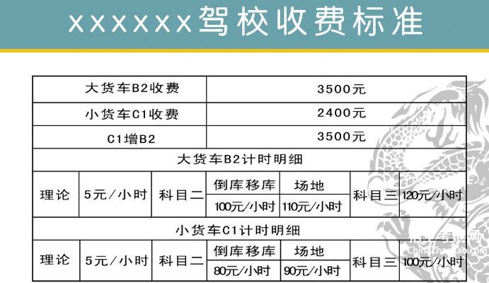 茌平东兴驾校最新报价,茌平东兴驾校最新收费标准